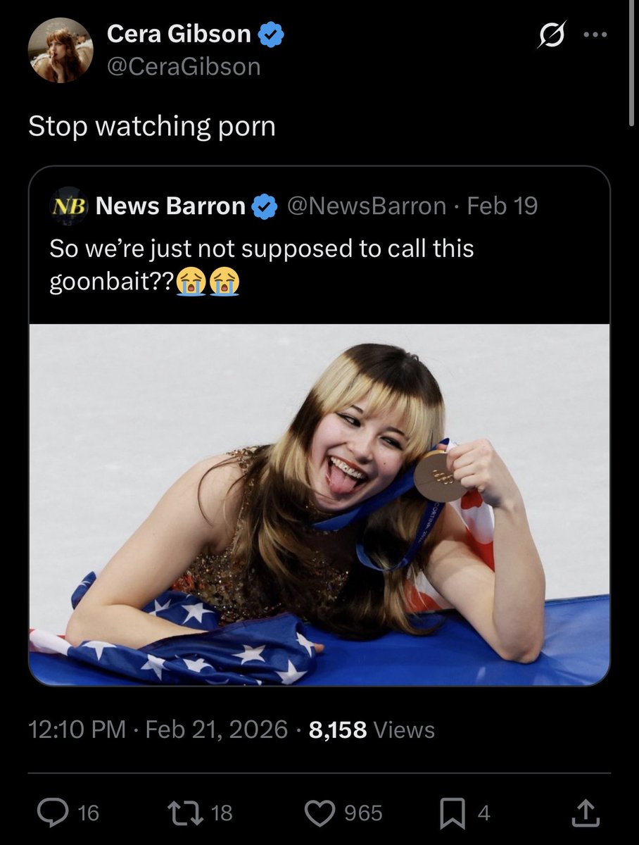 When I said “stop watching porn”, I meant to this person in particular. When engaged with healthily, in moderation, porn is fine. However, overconsumption of porn absolutely rots your brain. That’s not on porn. That’s on the viewer. Practice discipline, and if you can’t, stop