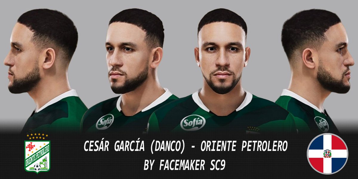 SanderX_19's tweet photo. Cesár García (Danco) - Oriente Petrolero | Face PES 2021 PC

Thank you for ordering.
  
#eFootball  #PES2020 #PES2021 #DREAMPATCH #VIRTUARED @cdopetrolero #FootballLife26 #FootballLife2025 #CesárGarcía #LigaBolivia

Link: https://t.co/zNq5sr0TuX https://t.co/vEAEsy6hdV