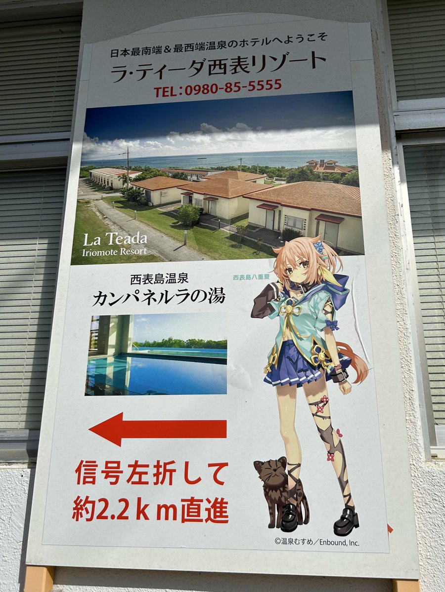 西表島八重夏さん お誕生日おめでとうございます〜♨️ 自然や動物と心