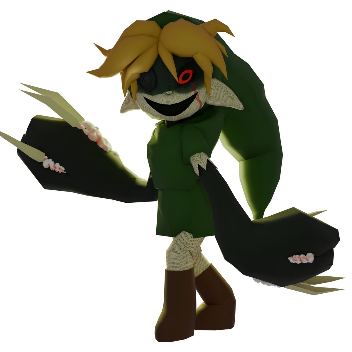 UnifiedCollapse's tweet image. “Dull Goblin. A creature that takes form of a puppet, drowned. drowned. drowned. “You watched me drown” that’s what he should say all the time.” #bendrowned #fallenstate #Roblox #asym #Robloxdev