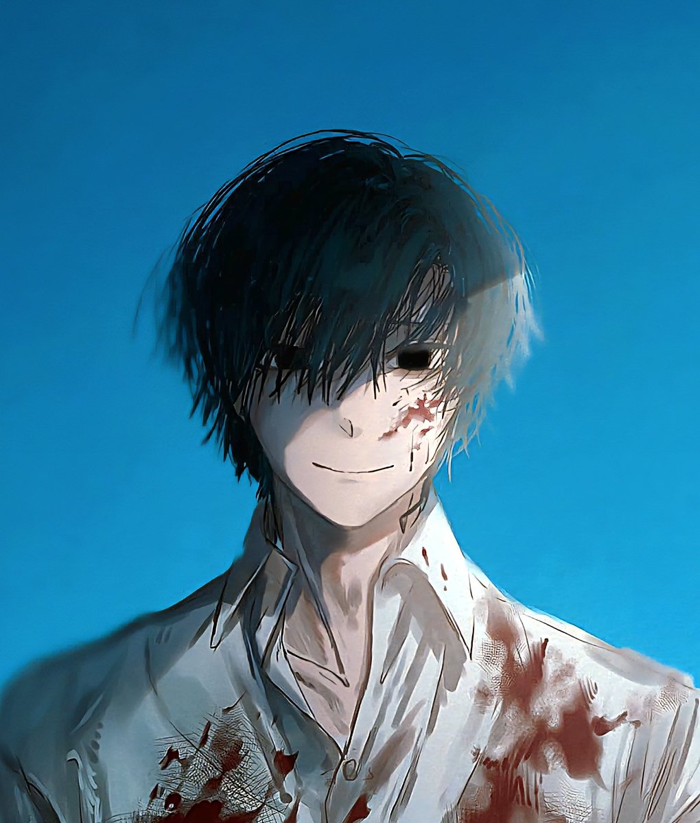 没絵 顔だけはうまく描けたから切り取ったら証明写真みたいになっ