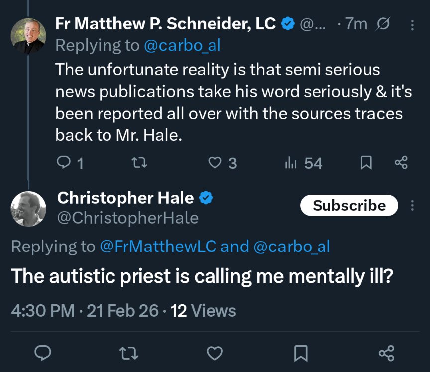 Fr Matthew P. Schneider, LC tweet media