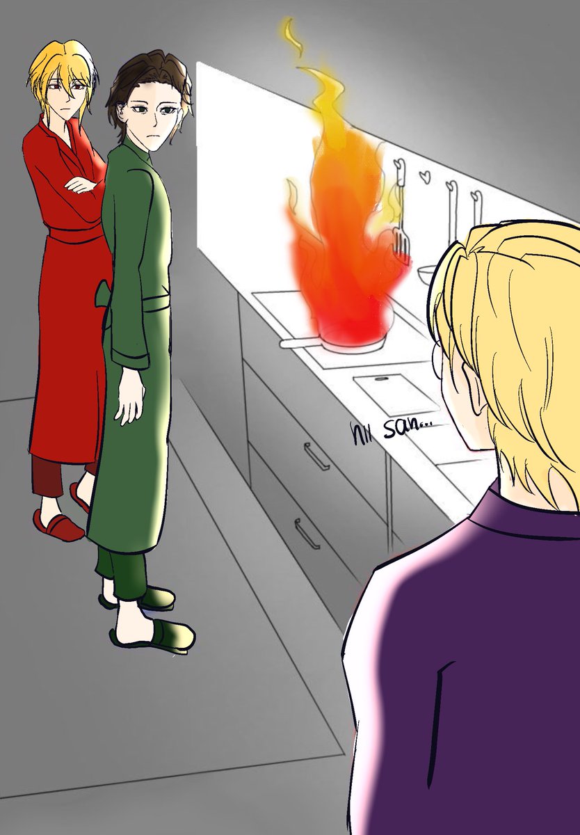 Who let him into the kitchen 

#MoriartyThePatriot