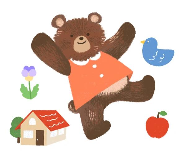 くまちゃん🌷 #自分で生み出した一次創作オリジナルキャラを流そう