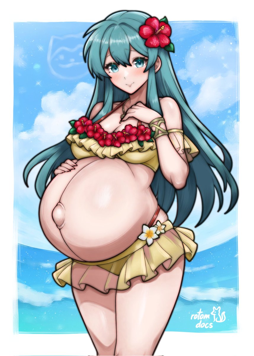 kofi swimsuit request of Eirika ( ´∀｀ )b