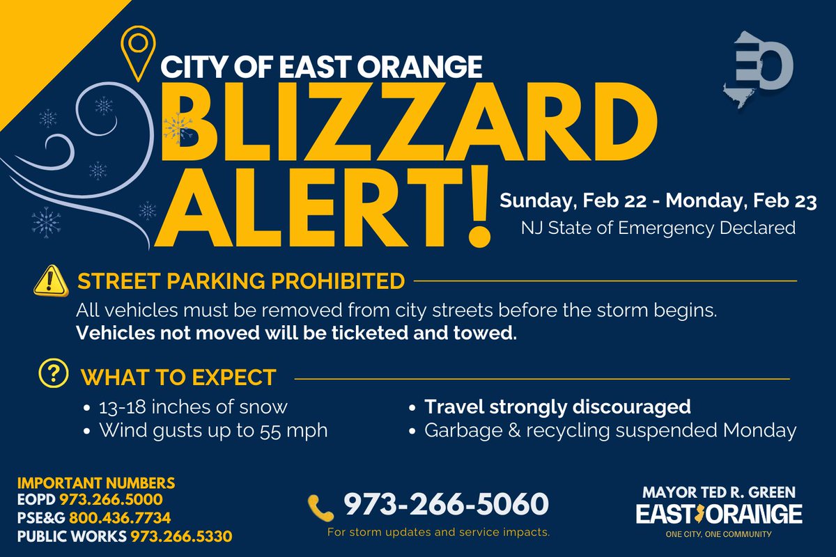 City of East Orange tweet media