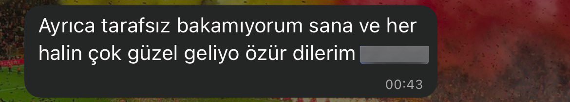 Böyle iltifatlar gözlerimi dolduruyor. Ben buyum bu kadarım işte