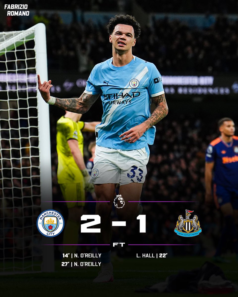 💙📈 Man City are now 2 points away from Premier League leaders Arsenal!

Who’s been your Man of the Match?