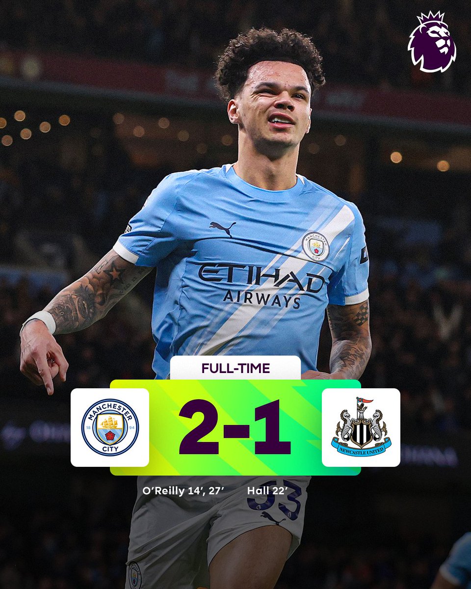 A Nico O'Reilly double leaves <a href="/ManCity/">Manchester City</a> just 2 points behind Arsenal 👀