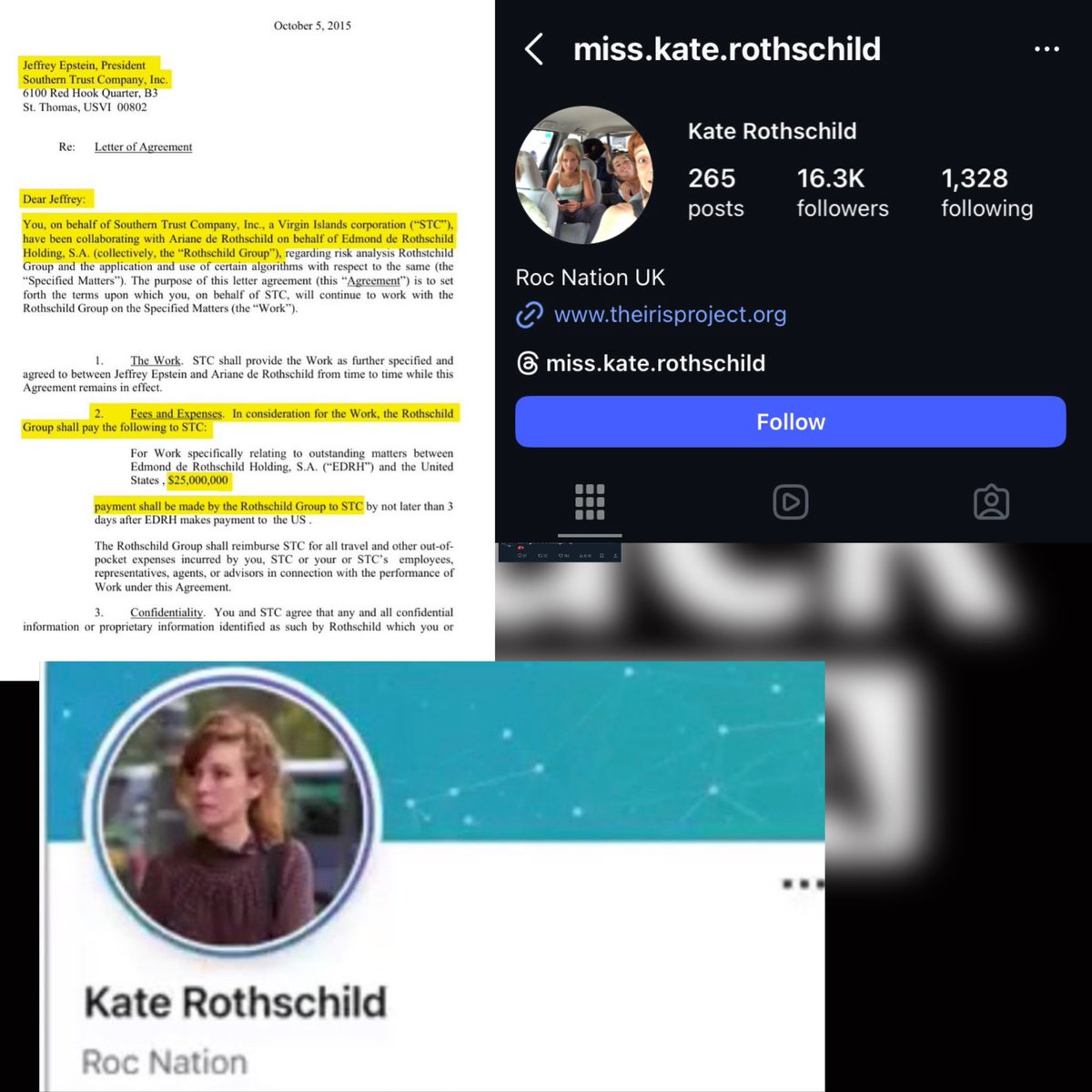 BlackMedia___'s tweet image. #SHOCKING: Jay-Z and Roc Nation have ties to the Rothschild family. Kate Rothschild runs Roc Nation UK.

— Both Jay-Z and members of the Rothschild family appear in the Epstein files.👀