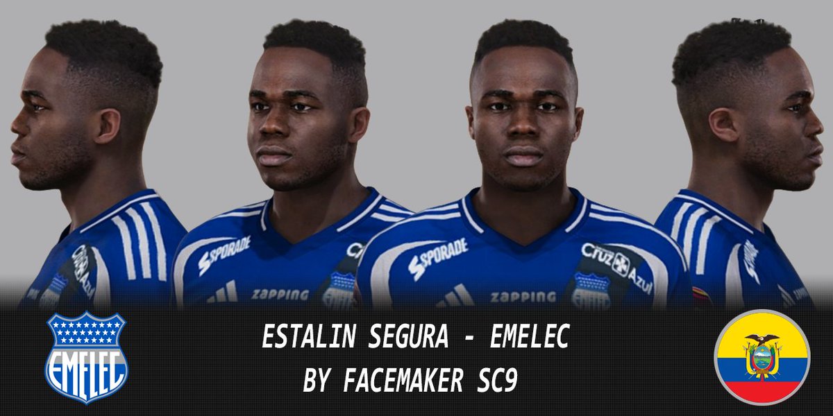 SanderX_19's tweet photo. Estalin Segura - Emelec | Face PES 2021 PC

Thank you for ordering.
  
#eFootball  #PES2020 #PES2021 #DREAMPATCH #VIRTUARED @CSEmelec #FootballLife26 #FootballLife2025 #EstalinSegura @LigaEcuabetec

Link: https://t.co/lLsPF1I7Au https://t.co/GUWULNSIJ3