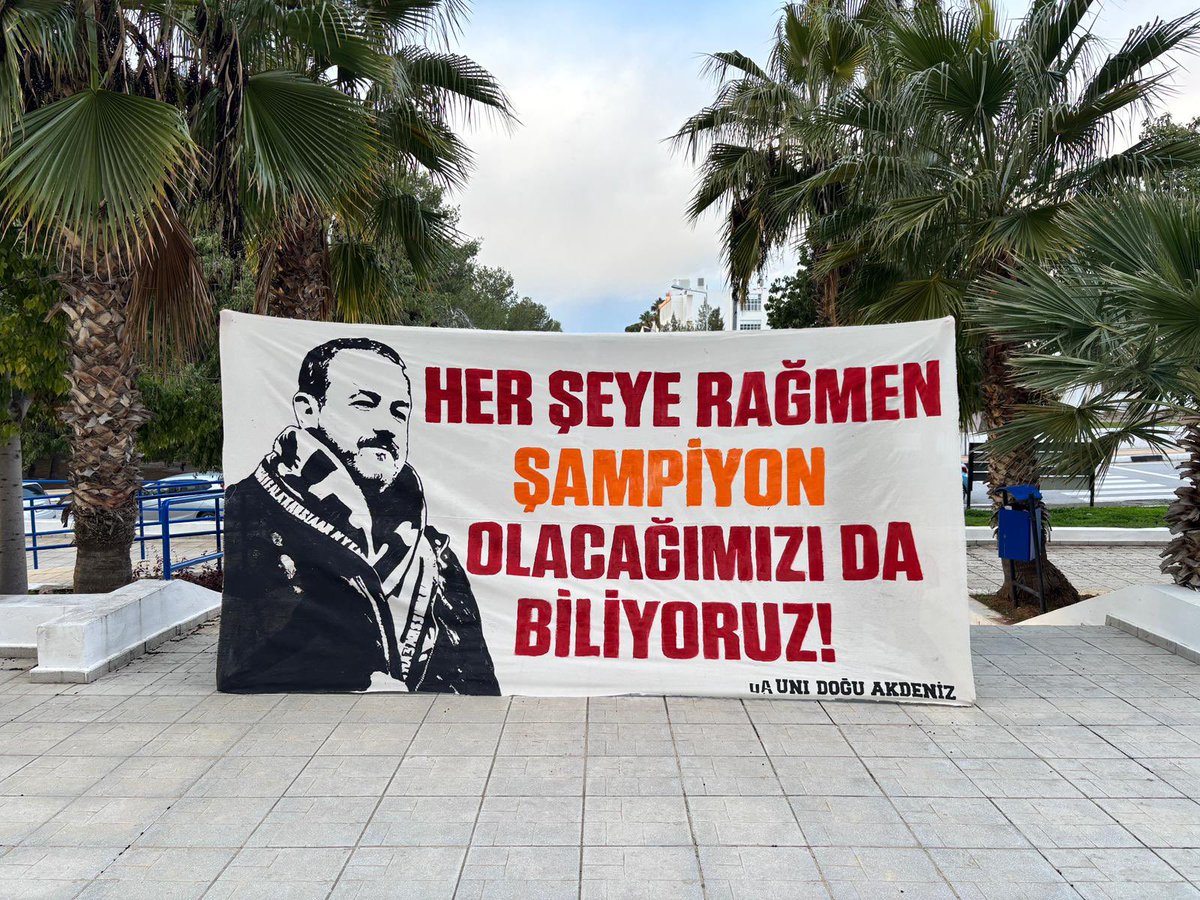 ultrAslanUNI's tweet photo. HER ŞEYE RAĞMEN ŞAMPİYON OLACAĞIMIZI DA BİLİYORUZ! #ultrAslanUNI https://t.co/9AjqMbweda