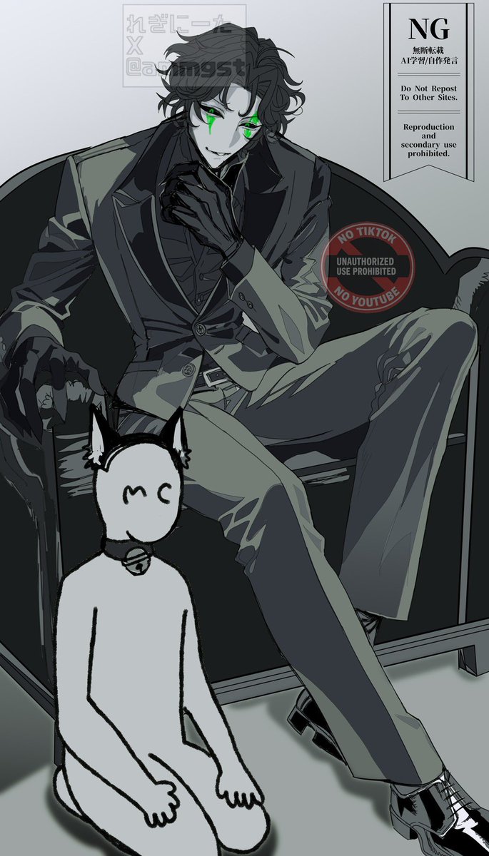 猫の日🐈💚
（<a href="/ammgst/">れぎにーた</a>）
Japan’s Cat Day is celebrated on February 22 because the numbers 2-2-2 can be read as “nyan nyan nyan,” which sounds like a cat’s meow in Japanese.

#thefreakcircus #harlequin　#tfc　#thefreakcircusharlequin