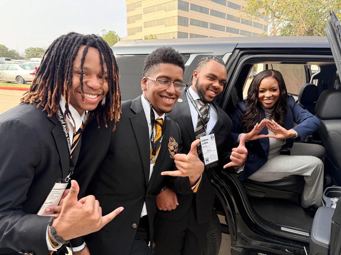 BmbEmpower's tweet image. Congresswoman @jasmineforus made a short but impactful appearance at the Alpha Phi Alpha state convention held at Texas A&amp;amp;M in College Station yesterday, joining over 600 BLACK Alpha brothers. Her presence was warmly welcomed, and the Texas Alpha brothers are actively planning