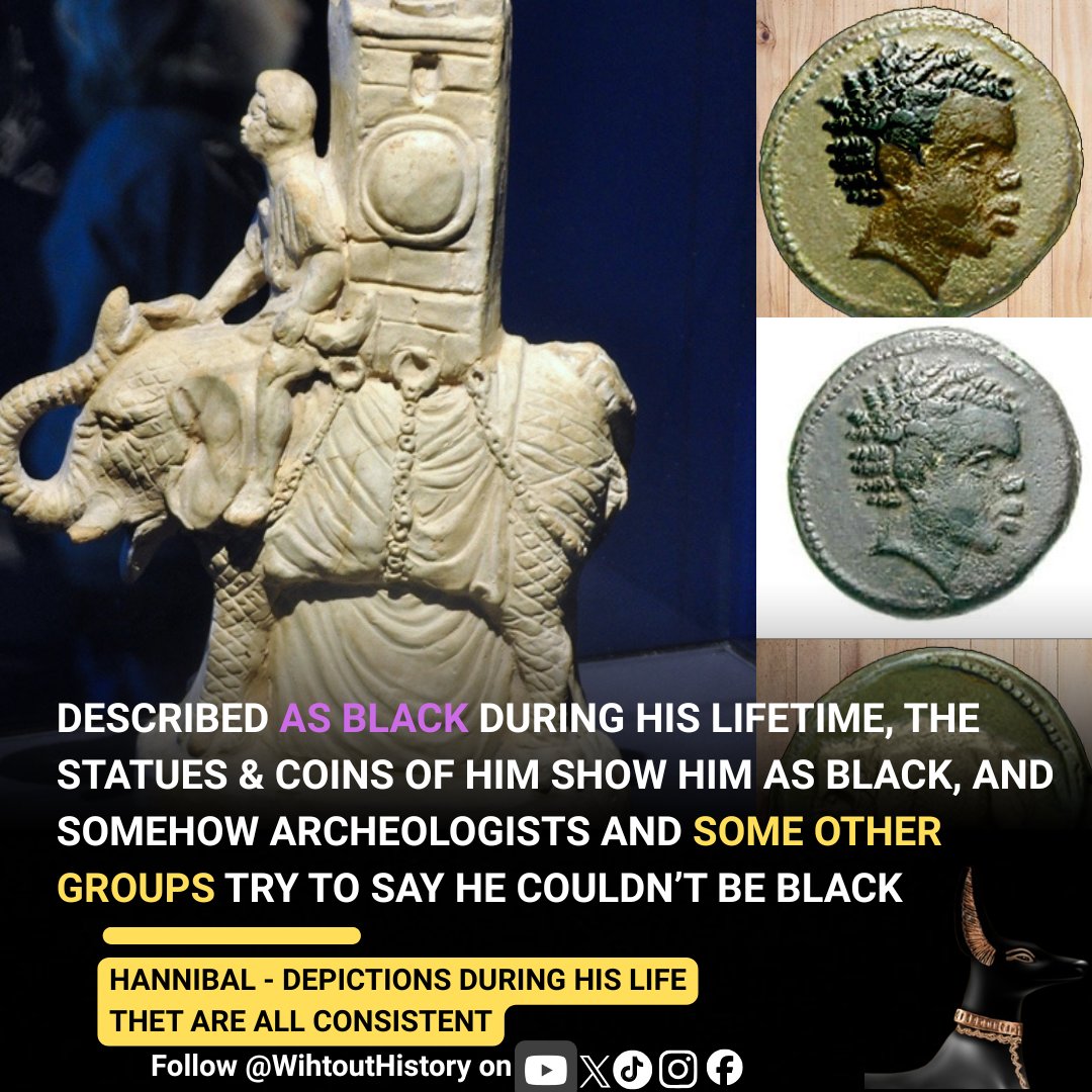 DON'T EVER FORGET that Hannibal was described as and depicted as Black during his lifetime.
