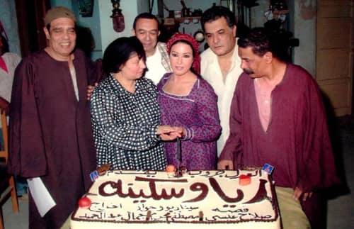 's tweet image. أول يوم تصوير في مسلسل ريا وسكينة