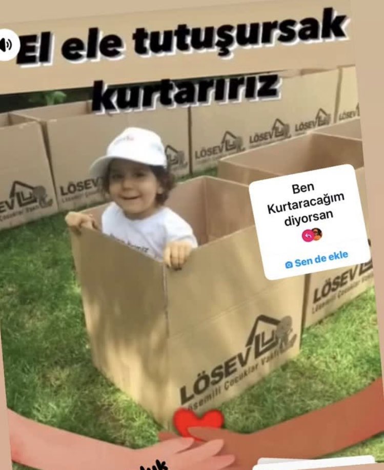 Belki dünyayı kurtaramayız ama; el ele tutuşursak, 
Ramazan bağışlarınızla lösemili çocuklarımıza umut olabiliriz🙏
#ÖnceÇocuklarİyileşsin
<a href="/losev1998/">LÖSEV</a> <a href="/ustunezer/">Dr. Üstün EZER</a> <a href="/hulya_unver/">Hülya ÜNVER</a> <a href="/julidearifoglu/">Dr.Julide Arifoğlu</a>