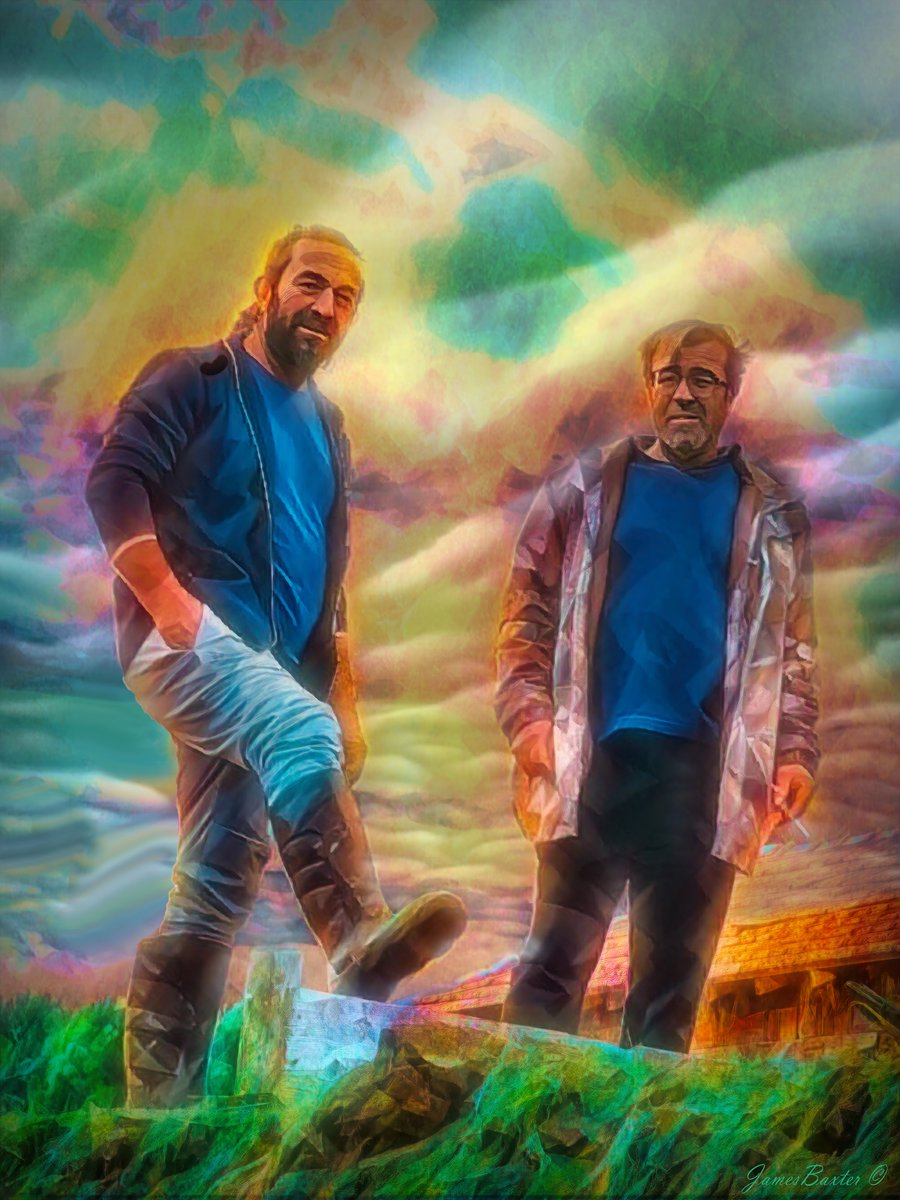 JBBBones's tweet photo. "Mustafa and Rafet"   2026   James Baxter https://t.co/KSyY8IazuC