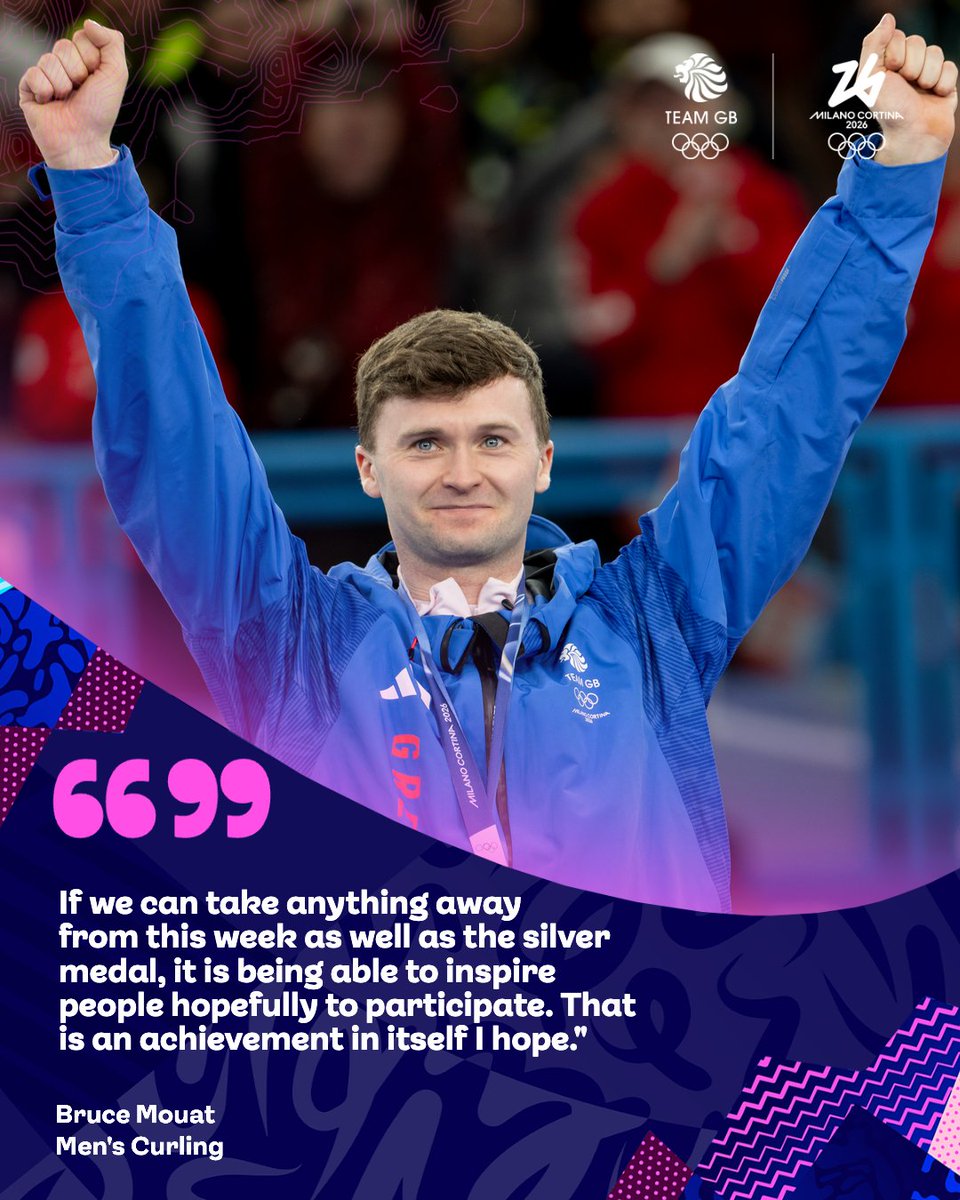 The country has fallen in love with curling once again. ❤️

#TeamGB | #MilanoCortina2026