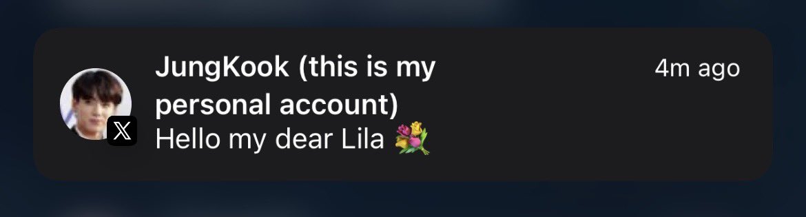 omg guys jungkook texted me😍 #lucky #blessed