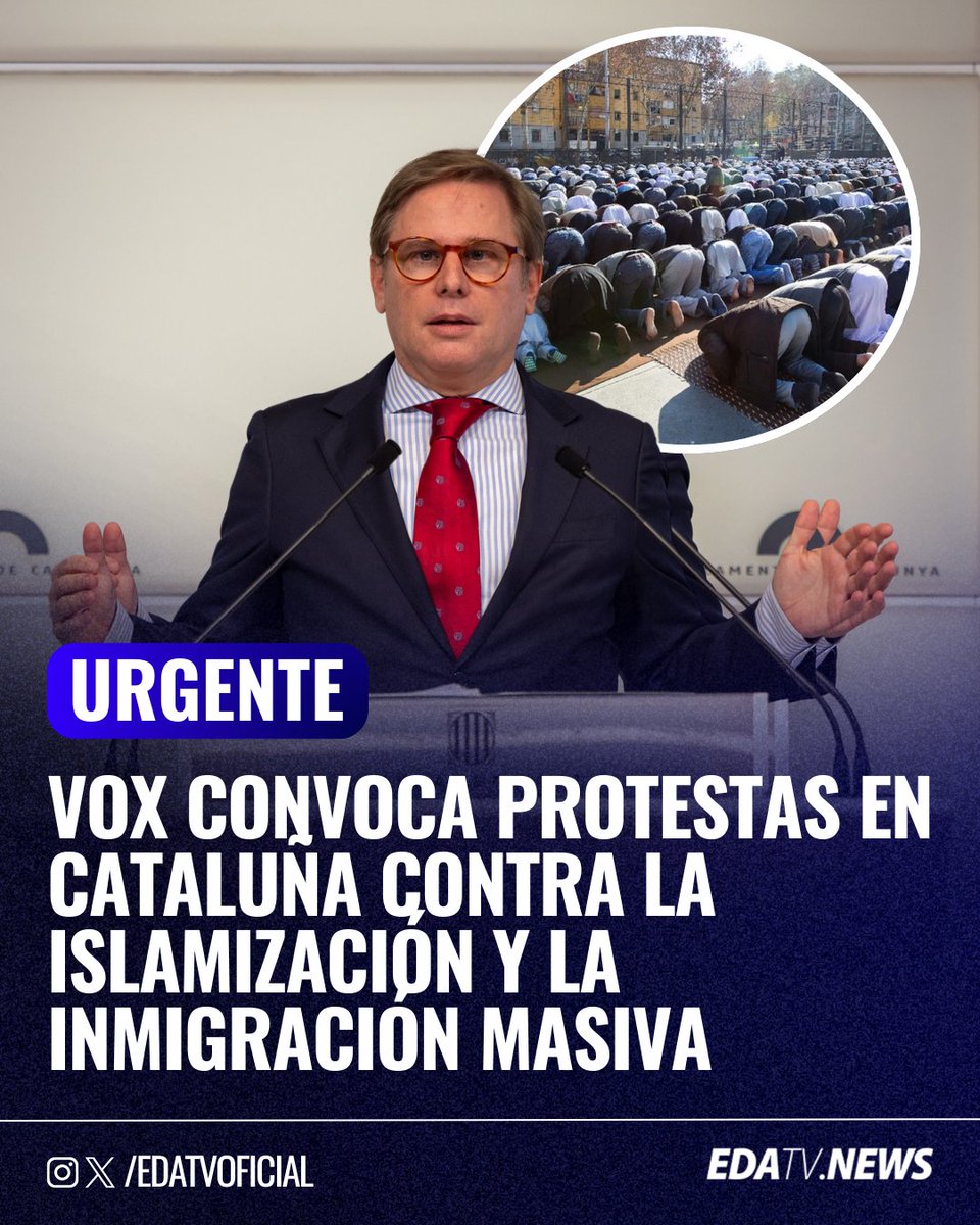 Se deberían convocar en toda España.
No es inmigración. Es invasión.
🇪🇦💚🇪🇦💚🇪🇦💚🇪🇦💚🇪🇦💚🇪🇦💚