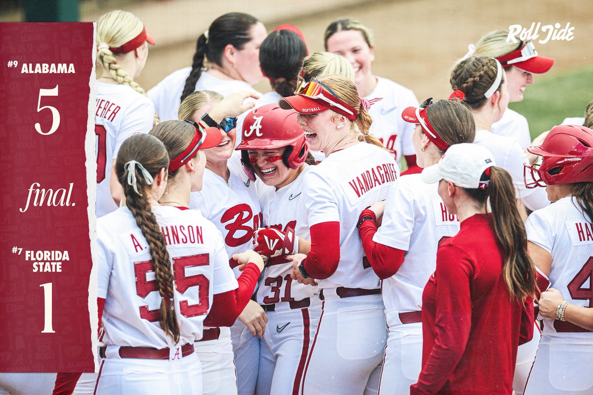 UA_Athletics's tweet photo. Team 30 >>>

#RollTide | @AlabamaSB https://t.co/HzK3DJZKXg