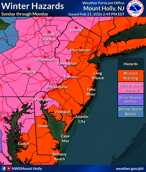 NWS Mount Holly tweet media