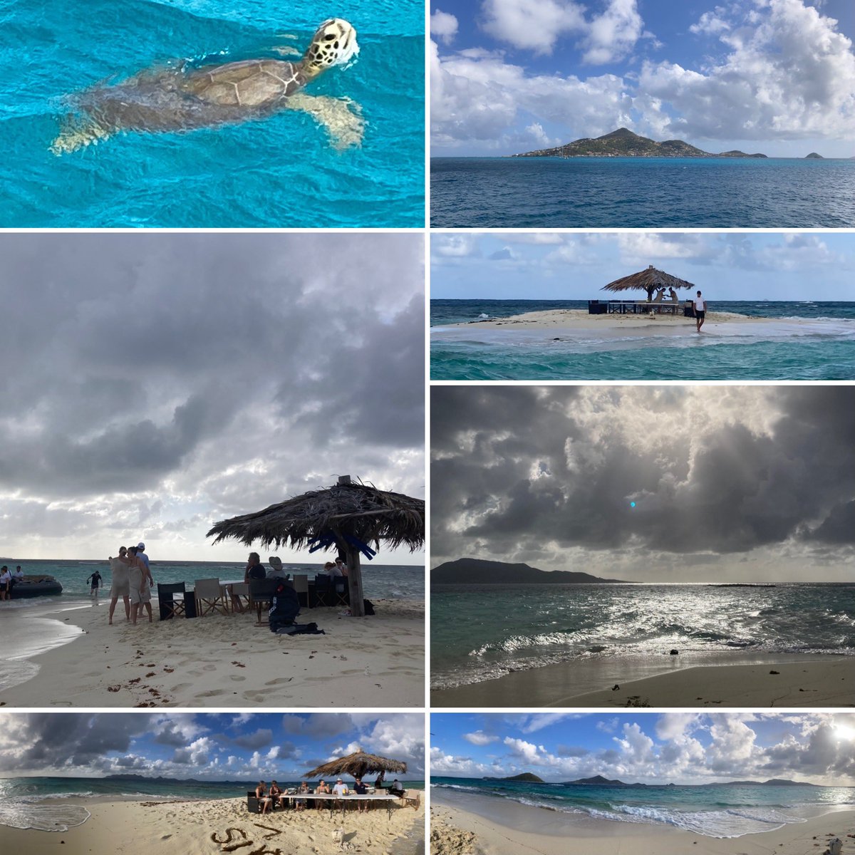 LesLegs's tweet photo. Tobago Cays swimming with Turtles then on to the Island of Carriacou and Petite Martinique
Late afternoon drinks on the windy Sandy Sanctuary pimple https://t.co/4kOj6e6VVz