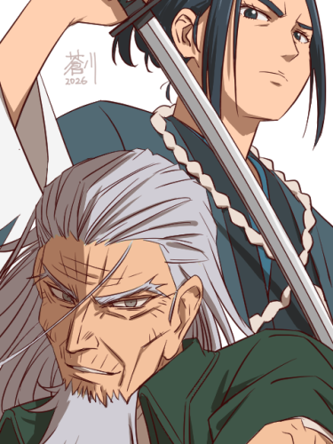 #青のミブロ の土方さんは #ゴールデンカムイ の土方さんになりそうな面構えをしている 