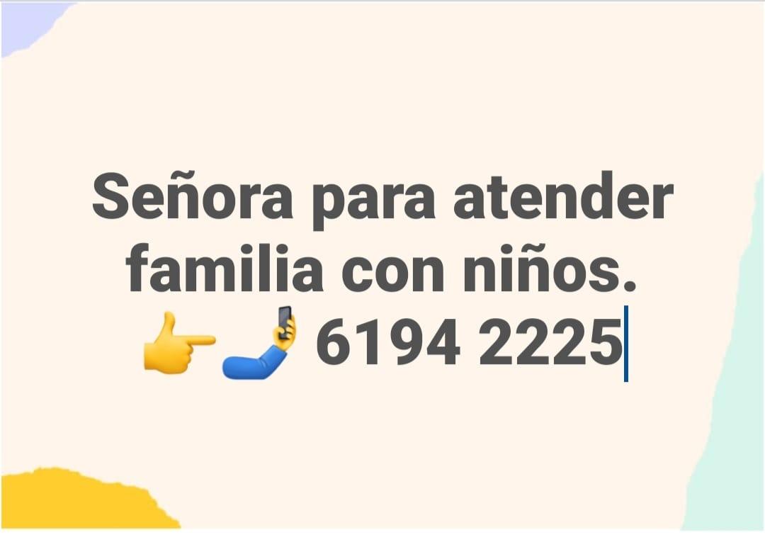 rapidacontratac's tweet photo. Oportunidad de empleo.
Busco nana con experiencia.
#Empleosdomesticos #nana #Trabajo #Vacante 🤳61942225 👨‍👩‍👦 https://t.co/rx0x5NMwMh