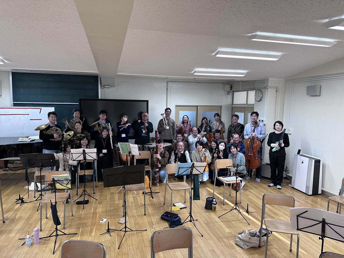 bpo2006's tweet photo. 演奏会2ヶ月前になりましたが、今回は仕上がりが早い！集中して楽しく演奏しましょう！
#弦楽器 #大人 #初心者 #復帰 #ブランク #募集 #オーケストラ #アマオケ #ヴァイオリン #ヴィオラ #チェロ #コントラバス #ファゴット #メンバー募集 #見学 #青オケ #のだめカンタービレ #青のオーケストラ https://t.co/KCZxtRR46P