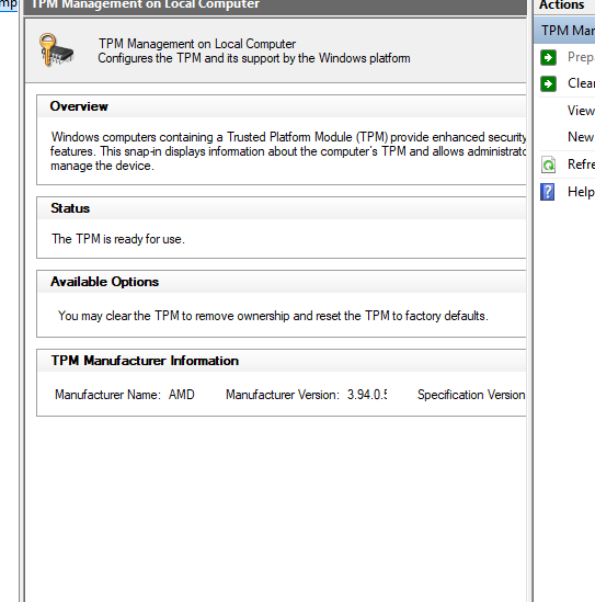 PercGuyP's tweet photo. It says tpm ready to use but when I log into the game It still giving me the bios warning It is an attestation problem I've updated my bios thru HP but nothing has changed its been months and they have yet to fix it I wanna play ranked but I can't and its not my fault. https://t.co/oOayDXUDUs