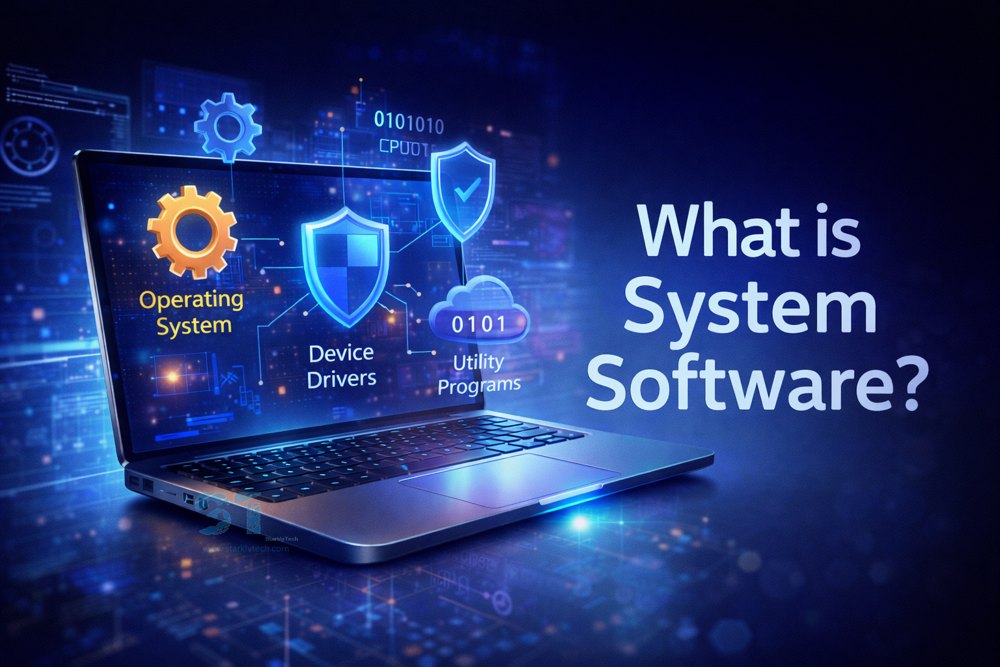 StarklyTech's tweet photo. System software runs the show behind the scenes — managing hardware, memory, processes &amp; applications. From operating systems to firmware and drivers, it’s the backbone of modern computing.

https://t.co/xS7QJHy0aV
—
#SystemSoftware #TechEducation #ComputerScience https://t.co/dPJocOjtso