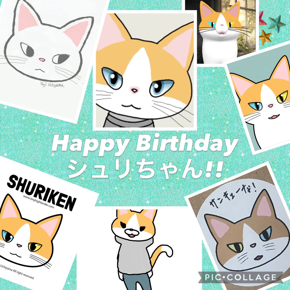 シュリちゃん <a href="/uchiyama_yuji/">ウチヤマユウジ</a> 
🎂お誕生日おめでとう🎉

良い一年になりますように✨✨
体(歯)の健康第一で過ごしてね
 いつも楽しい配信をありがとう！！
#SHURIKEN