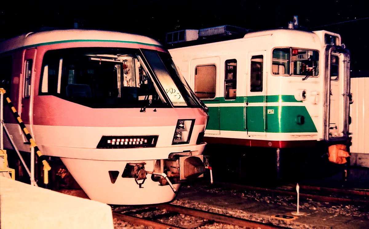 ある日の松本運転所で 485系・リゾートEXPゆう