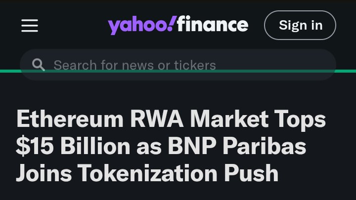 Sueno2dream's tweet image. BIG BANKS FLOODING INTO RWAs AND WHY TCU29 WINS BIG.

BNP Paribas just jumped on the tokenized RWA train with Ethereum-based funds. BlackRock and JPMorgan already in. 🧵Thread on why institutional money pouring into RWAs is massive news for copper plays like @TCu29Official .