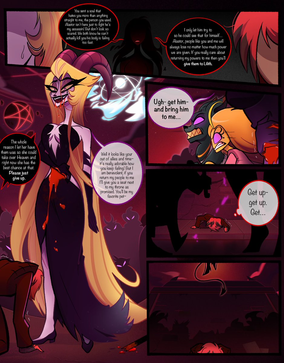 Barbieinpjs's tweet image. Secret Keepers part 31
WOW I CAN’T BELIEVE I’M AT 20k FOLLOWERS THANK YOU!!!💕💕
I never expected to be drawing the comic for this long because I thought no one would be interested, thank you all for showing me support!!💕😭#Hazbin #radioapple #appleradio #alastor