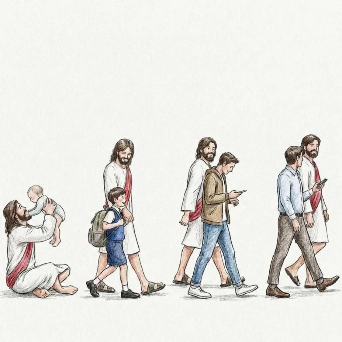 "...I will be with you always, until the end of the age."

Matthew 28:20