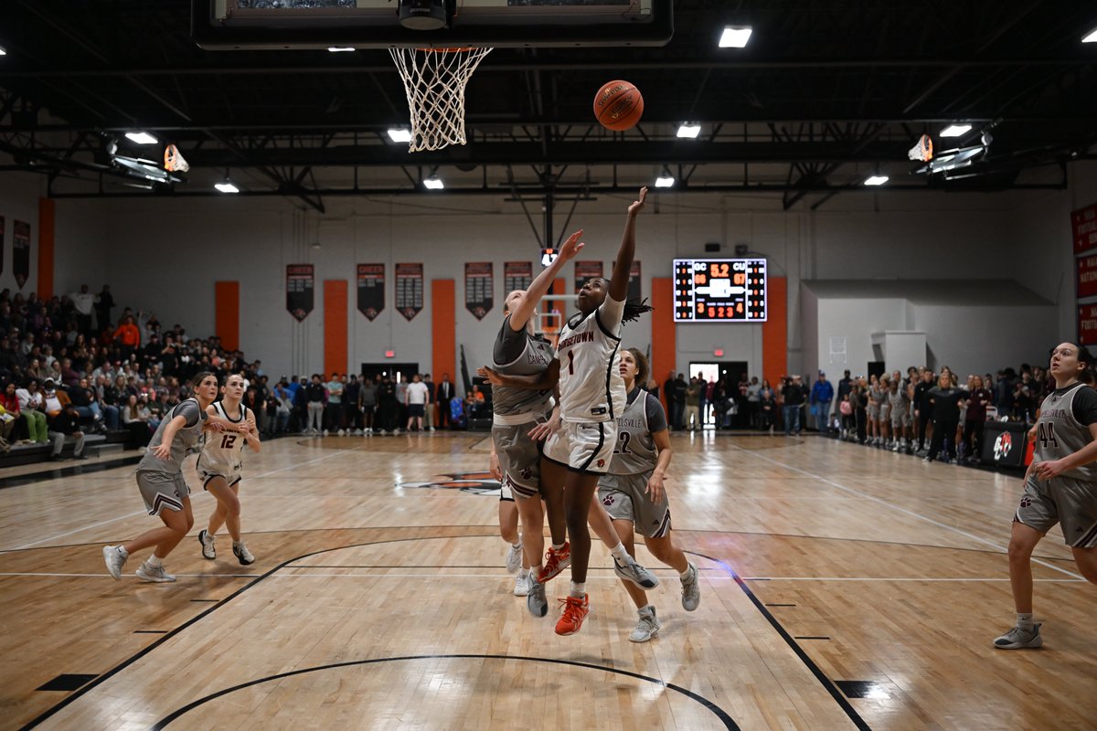 GCAthletics's tweet photo. 🏀 WBB: Freeman's game-winner over No. 5 Campbellsville! Rematch with CU in the MSC tournament coming Friday...

#TigerPride https://t.co/WBOsjc0KMx