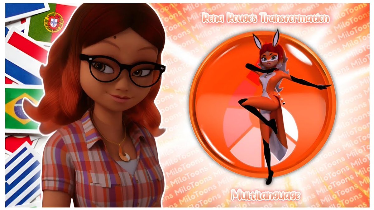 🌐 | NEW MULTILANGUAGE AVAILABLE!
[142 VERSIONS] MIRACULOUS | 🦊Rena Rouge's Transformation - Multilanguage! 
- youtu.be/kkRdLC1eujo?si…👈👈

#MiraculousLadybug #Miraculous #MiraculousSeason2
