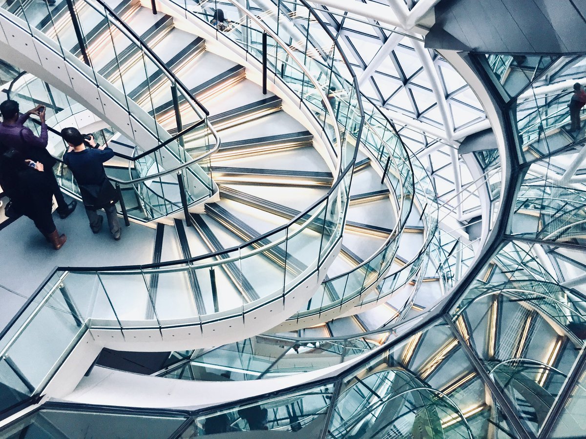 City Hall stairs #london #architecture #stairs #glass #light #photo #photography
