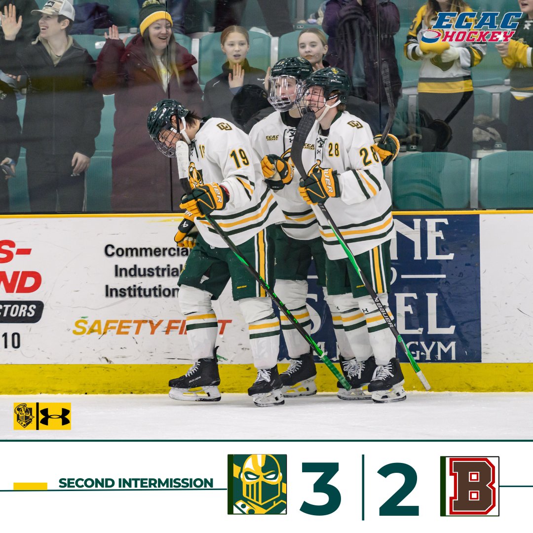 ClarksonMHockey's tweet photo. Golden Knights lead after forty minutes of play! #letsgotech https://t.co/DGijsgsAwG