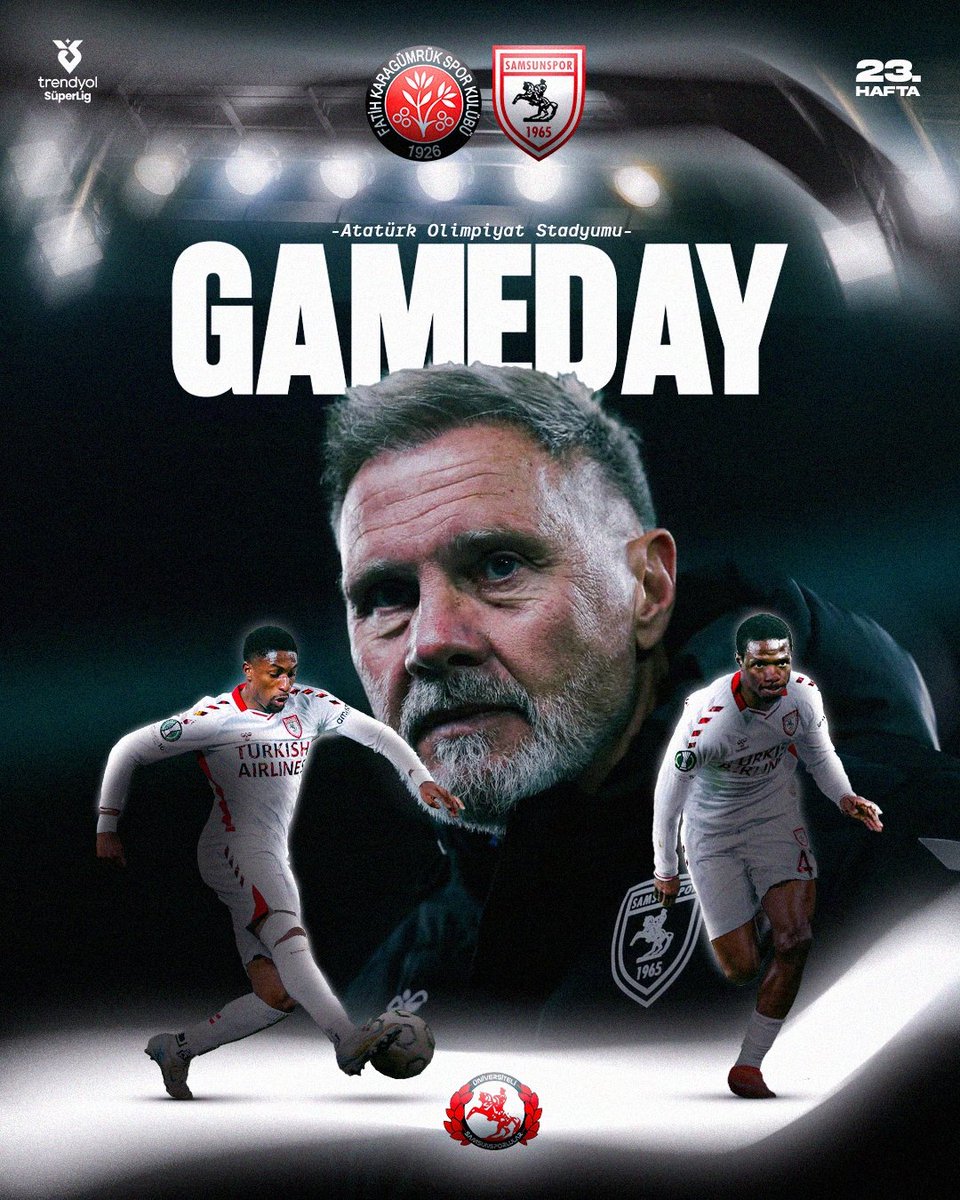Bugün Günlerden Samsunspor! ⚔️🔴⚪⚫

#SamsununMaçıVar #ÜniSam #Samsunspor