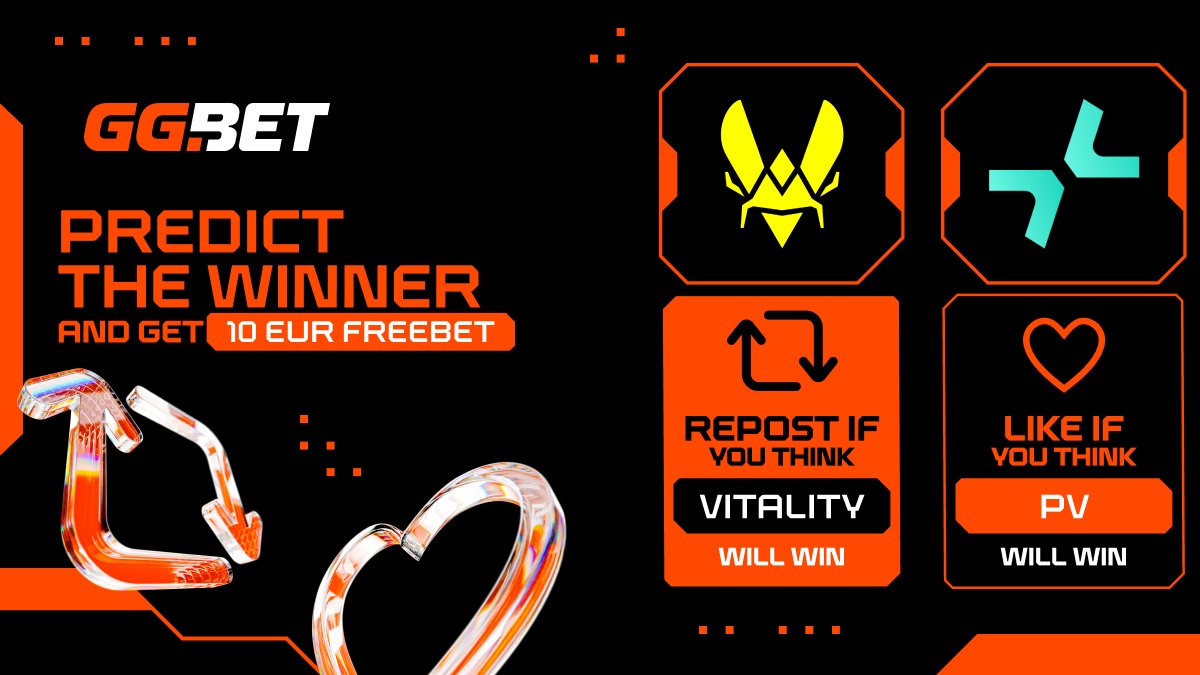 PGL Cluj-Napoca grand-final
 😍

Make your prediction and grab a €10 freebet 💸

💛 Supporting Vita? Repost this post
💙 Cheering for PV? Drop a like

Tomorrow, we’ll randomly pick 5 winners from everyone who predicts the result correctly 🎯

Don’t forget: only <a href="/ggbet_en/">GG.BET</a>