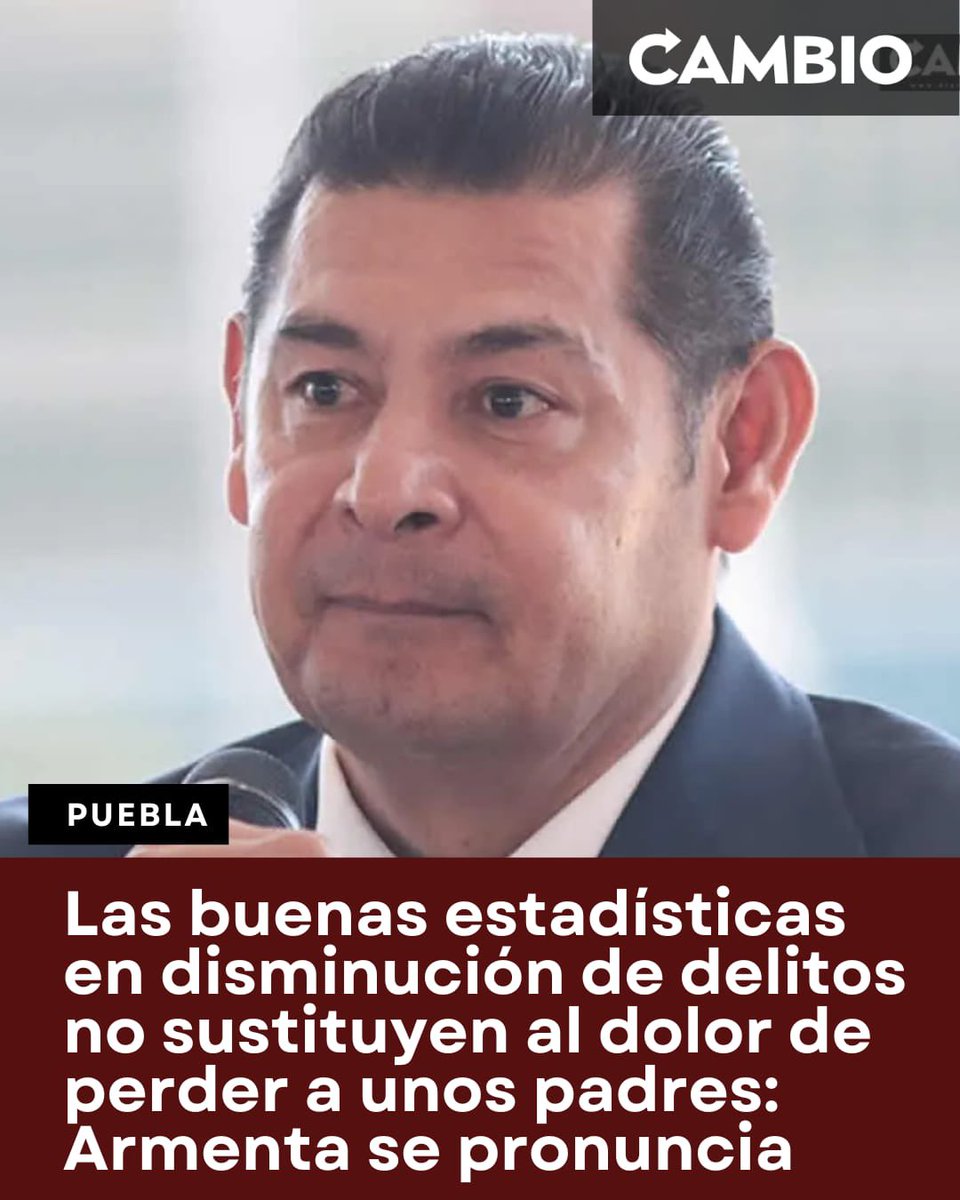 🔥Gobernador <a href="/armentapuebla_/">Alejandro Armenta</a> es difícil entender que hable de que sus estadísticas muestran una disminución en delitos.
🔥Le apuesto que si usted no fuera gobernador y no tuviera escoltas ni camioneta blindada, no se atrevería a caminar por el
Centro Histórico, ni darse una