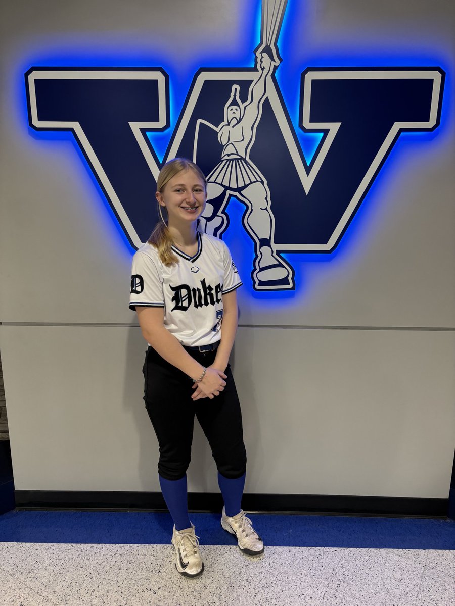 LadyDukesWPA15u's tweet photo. Shoutout to these ladies who put in the work at the Westminster College Camp today! Way to go Chloe, Lena, and lil’ sis Eva!  Proud of the hustle! 🥎💪

@wctitansoftball 
@LenaRechichar https://t.co/rq74o6SNsC