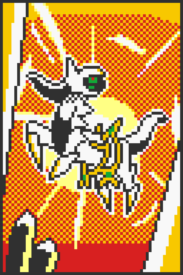 Immersive Arceus in Pokemon TCG for Gameboy style
#Pokemon #pixelart #art