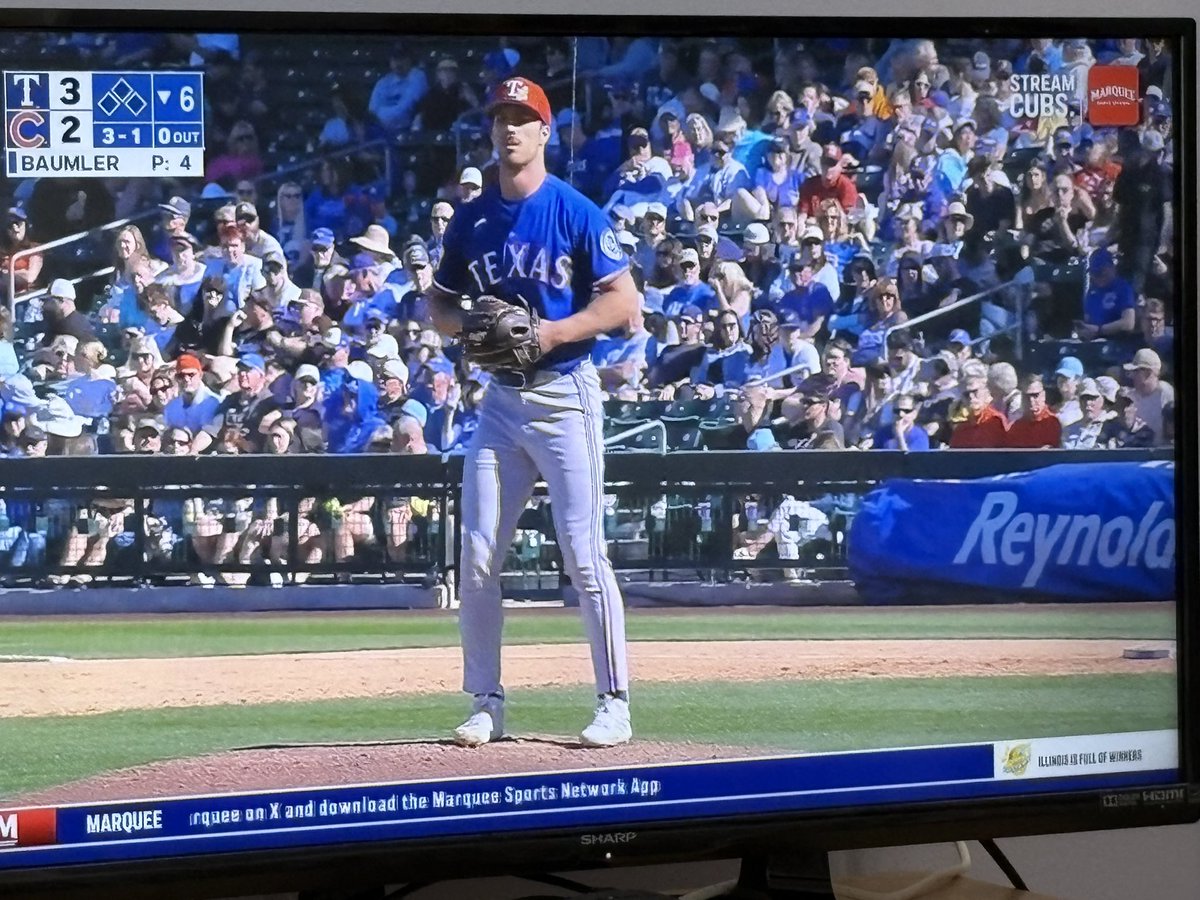 IowaStateBeth's tweet photo. Always cool to see Central Iowa preps like @DCHSMaroons Carter Baumler getting some reps in @cactusleagueaz! Hearing former Des Moines resident @voiceofcohen2 say Carter was from Des Moines on @WatchMarquee made it even better! #CATCHdsm https://t.co/gSK58Ls8ue