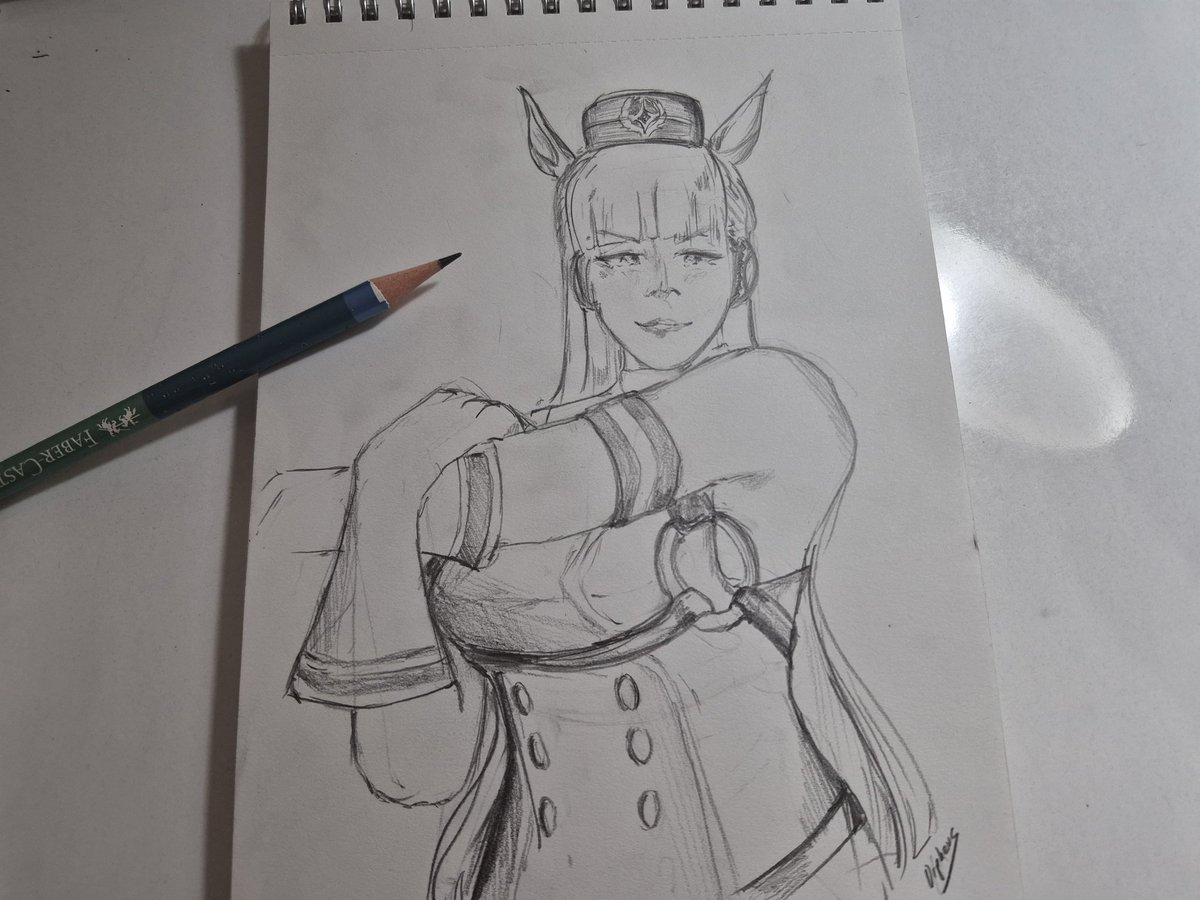 Lately obsessed with this diva. So i drew her!! 

#GoldShip #fanart