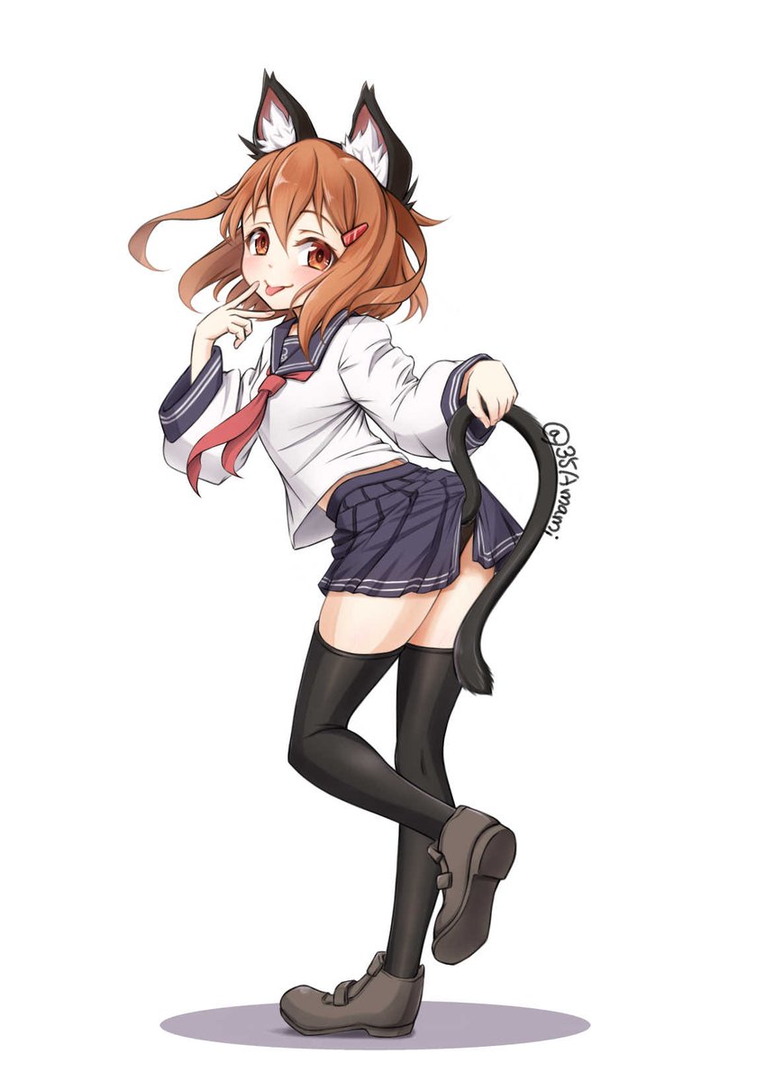 艦これ #drawing にゃんにゃんにゃんの日